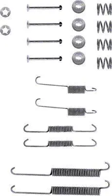 Handler.Part Accessory kit, brake shoes HELLA 8DZ355200411 1