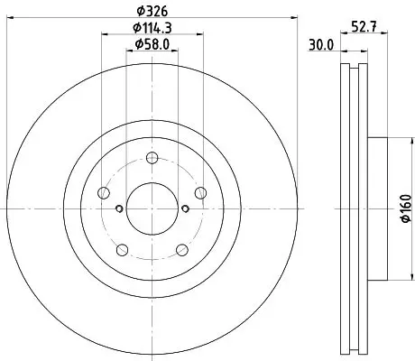 Handler.Part Brake disc HELLA 8DD355117861 4