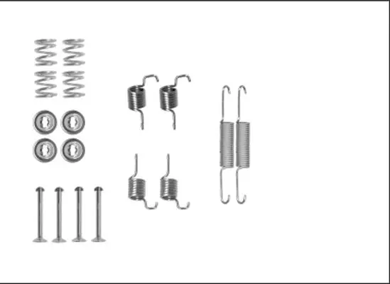 Handler.Part Accessory kit, parking brake shoes HELLA 8DZ355205951 1