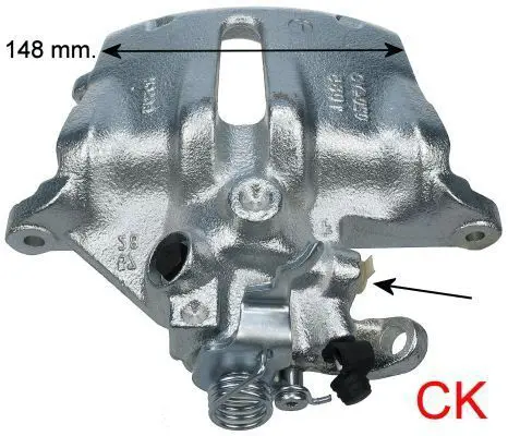 Handler.Part Brake caliper HELLA 8AC355392081 1