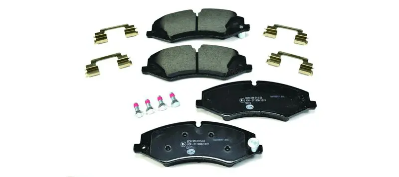 Handler.Part Brake pad set, disc brake HELLA 8DB355015551 1