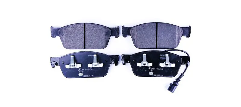 Handler.Part Brake pad set, disc brake HELLA 8DB355014981 1