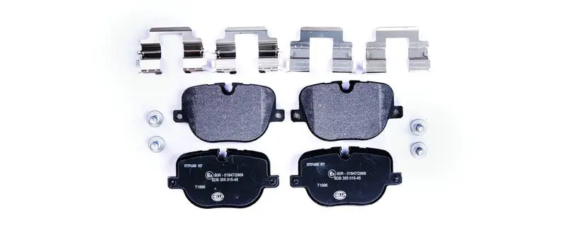 Handler.Part Brake pad set, disc brake HELLA 8DB355015451 1