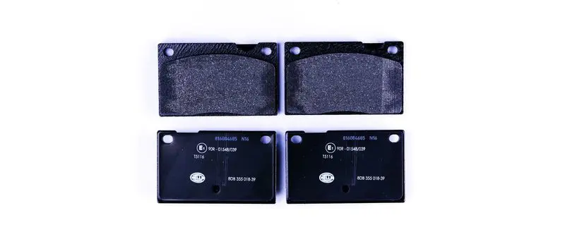 Handler.Part Brake pad set, disc brake HELLA 8DB355018391 1