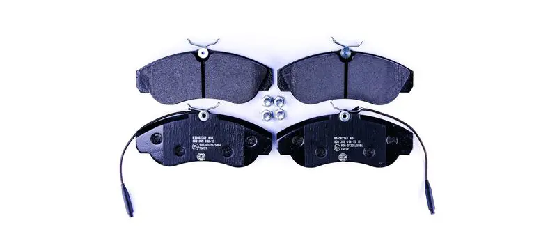 Handler.Part Brake pad set, disc brake HELLA 8DB355018151 1