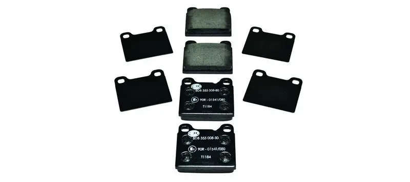 Handler.Part Brake pad set, disc brake HELLA 8DB355008801 1