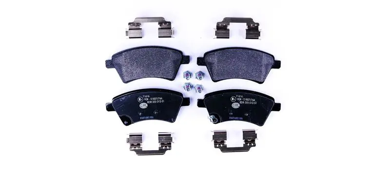 Handler.Part Brake pad set, disc brake HELLA 8DB355012511 1