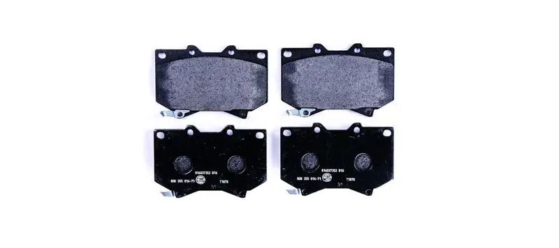 Handler.Part Brake pad set, disc brake HELLA 8DB355014711 1