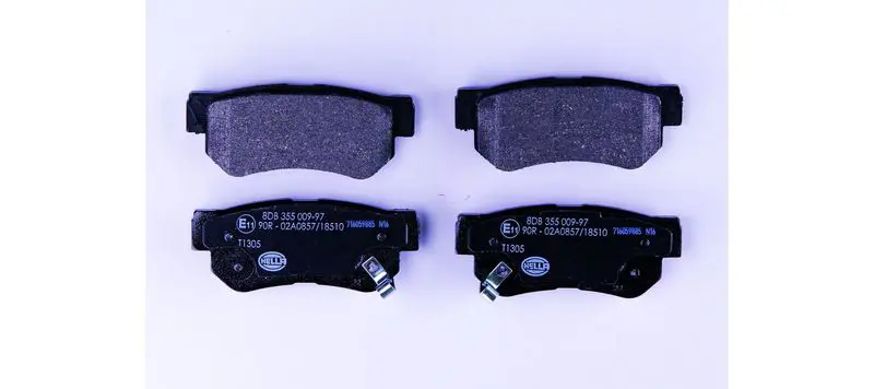 Handler.Part Brake pad set, disc brake HELLA 8DB355009971 1