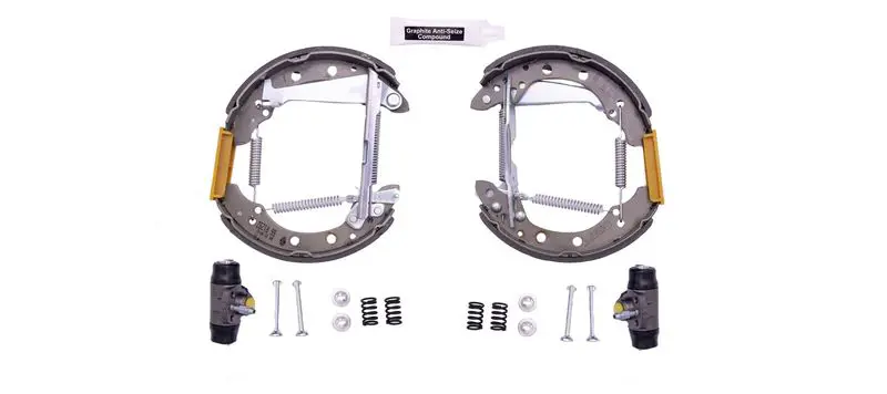 Handler.Part Brake shoe set HELLA 8DB355005021 1