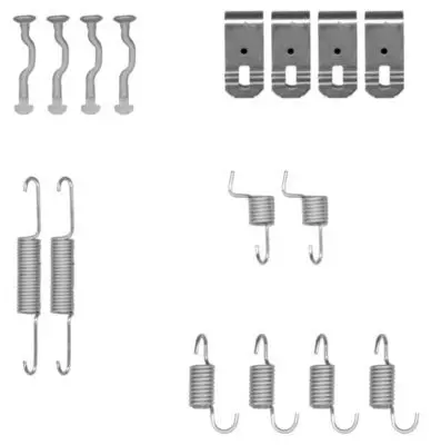 Handler.Part Accessory kit, parking brake shoes HELLA 8DZ355201971 1