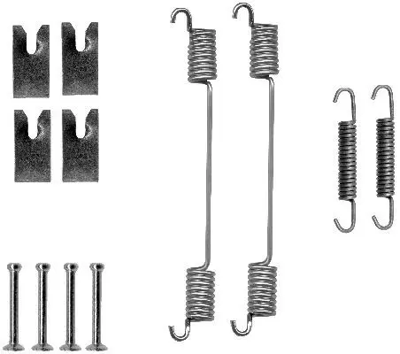 Handler.Part Accessory kit, brake shoes HELLA 8DZ355200751 1