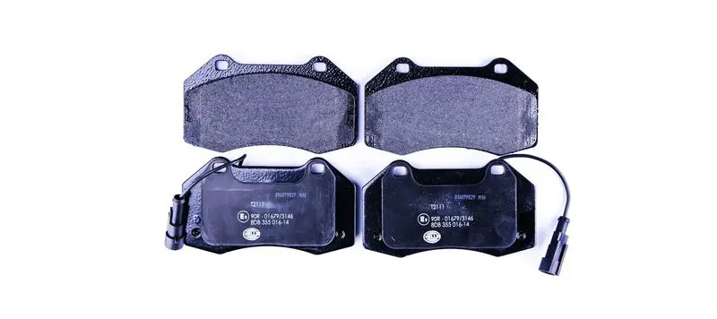 Handler.Part Brake pad set, disc brake HELLA 8DB355016141 1