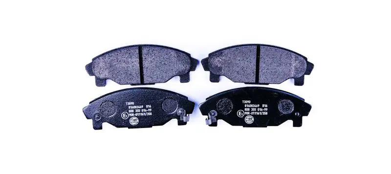 Handler.Part Brake pad set, disc brake HELLA 8DB355016991 1