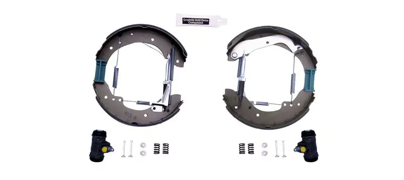 Handler.Part Brake shoe set HELLA 8DB355004171 1