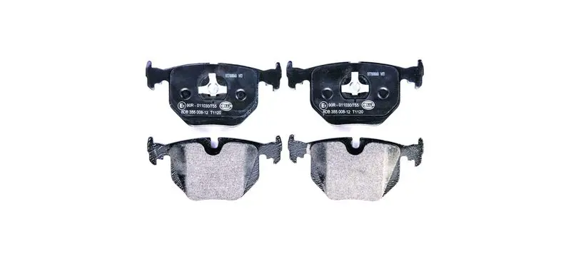 Handler.Part Brake pad set, disc brake HELLA 8DB355008121 1