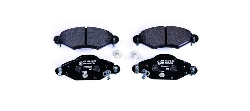 Handler.Part Brake pad set, disc brake HELLA 8DB355010791 1