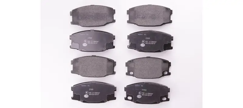 Handler.Part Brake pad set, disc brake HELLA 8DB355005571 1