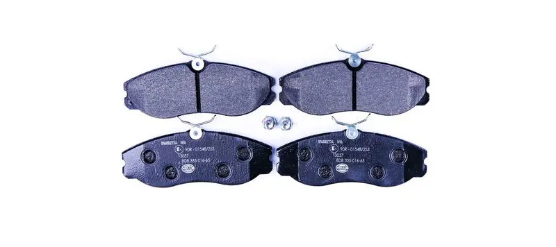 Handler.Part Brake pad set, disc brake HELLA 8DB355016651 1