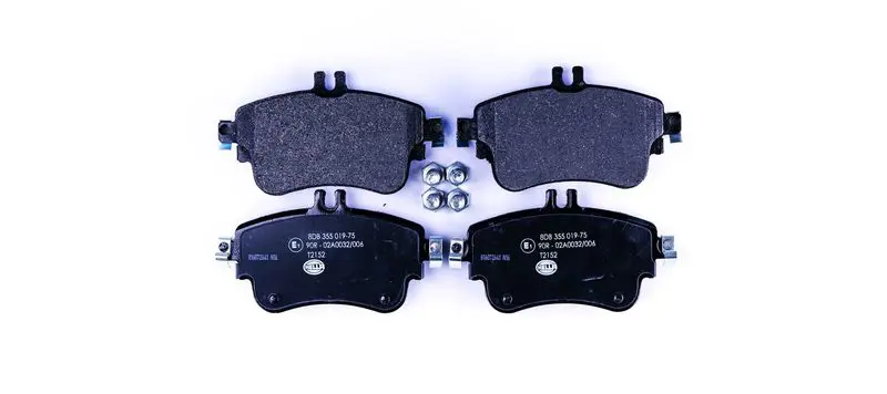 Handler.Part Brake pad set, disc brake HELLA 8DB355019751 1