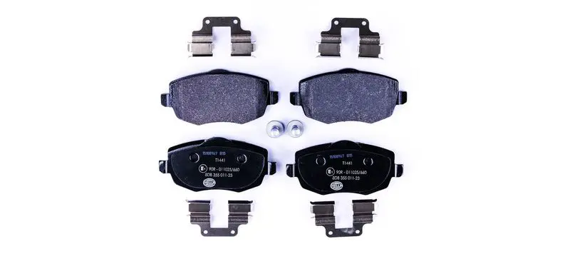 Handler.Part Brake pad set, disc brake HELLA 8DB355011231 1