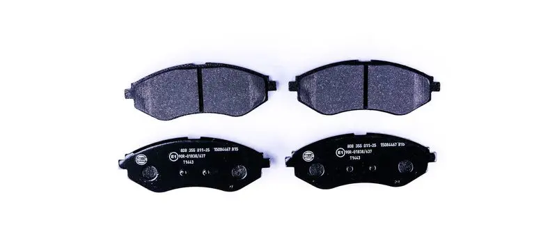 Handler.Part Brake pad set, disc brake HELLA 8DB355011251 1