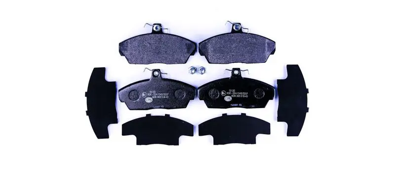 Handler.Part Brake pad set, disc brake HELLA 8DB355018431 1