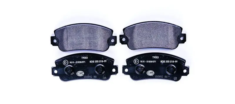 Handler.Part Brake pad set, disc brake HELLA 8DB355018991 1