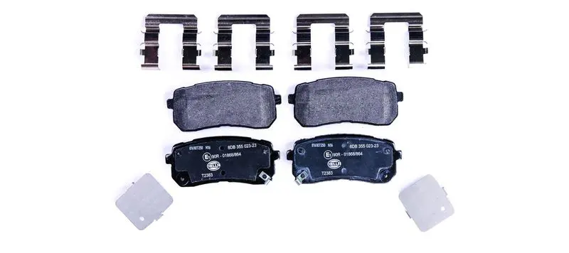 Handler.Part Brake pad set, disc brake HELLA 8DB355023231 1