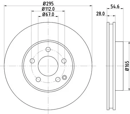 Handler.Part Brake disc HELLA 8DD355108781 4