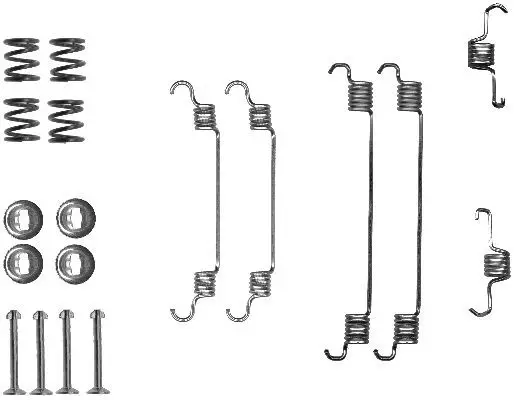 Handler.Part Accessory kit, brake shoes HELLA 8DZ355200681 1