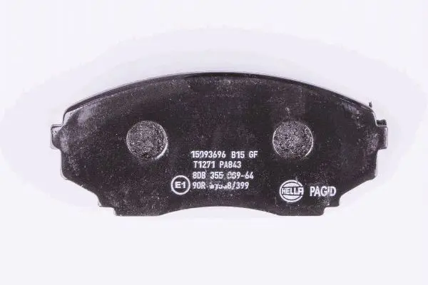 Handler.Part Brake pad set, disc brake HELLA 8DB355009641 3