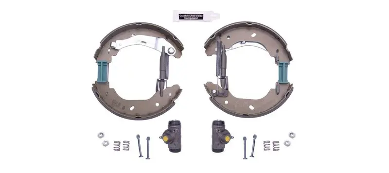 Handler.Part Brake shoe set HELLA 8DB355005081 1