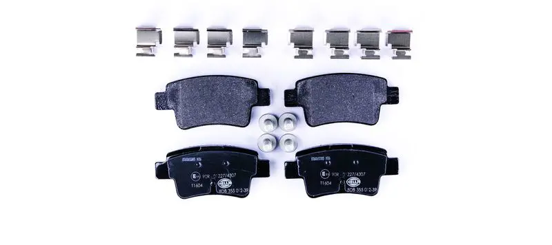 Handler.Part Brake pad set, disc brake HELLA 8DB355012391 1