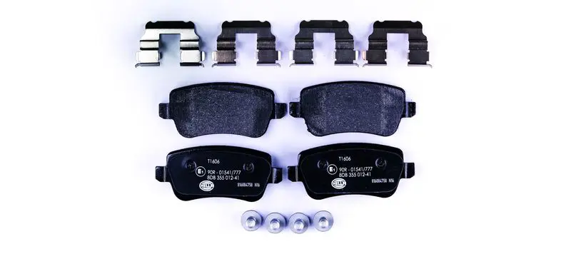 Handler.Part Brake pad set, disc brake HELLA 8DB355012411 1