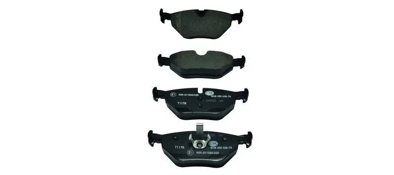 Handler.Part Brake pad set, disc brake HELLA 8DB355008761 1