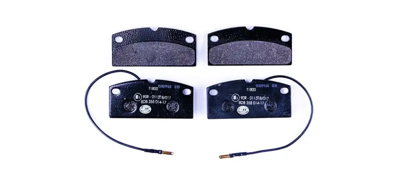 Handler.Part Brake pad set, disc brake HELLA 8DB355014171 1