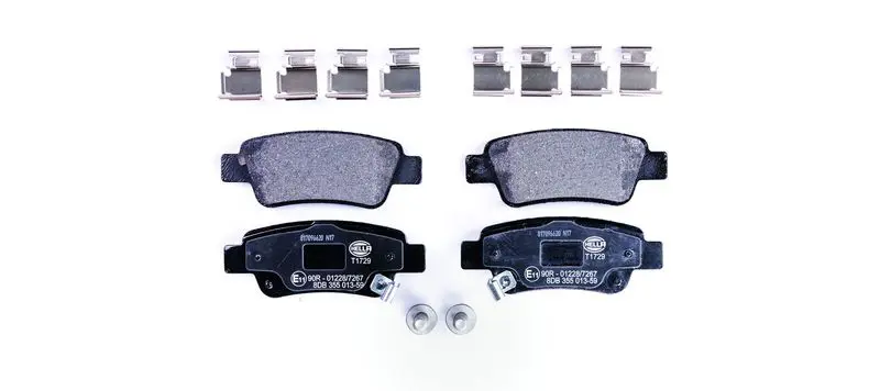 Handler.Part Brake pad set, disc brake HELLA 8DB355013591 1