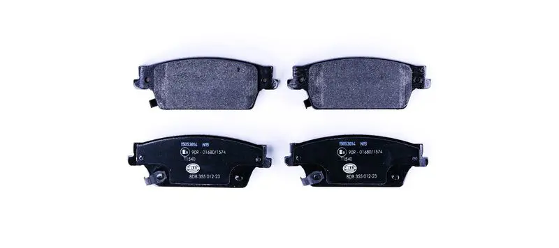 Handler.Part Brake pad set, disc brake HELLA 8DB355012231 1