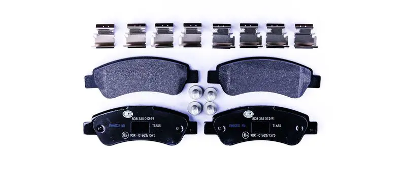 Handler.Part Brake pad set, disc brake HELLA 8DB355012911 1