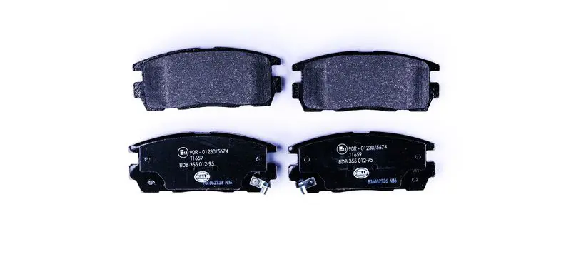 Handler.Part Brake pad set, disc brake HELLA 8DB355012951 1