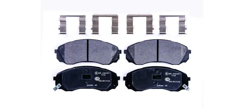 Handler.Part Brake pad set, disc brake HELLA 8DB355013541 1