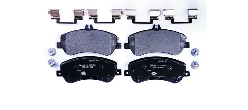 Handler.Part Brake pad set, disc brake HELLA 8DB355014221 1