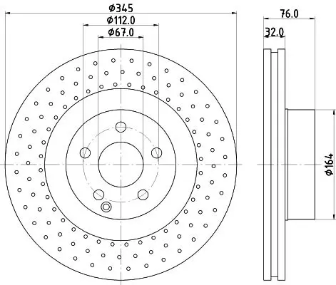 Handler.Part Brake disc HELLA 8DD355107941 4