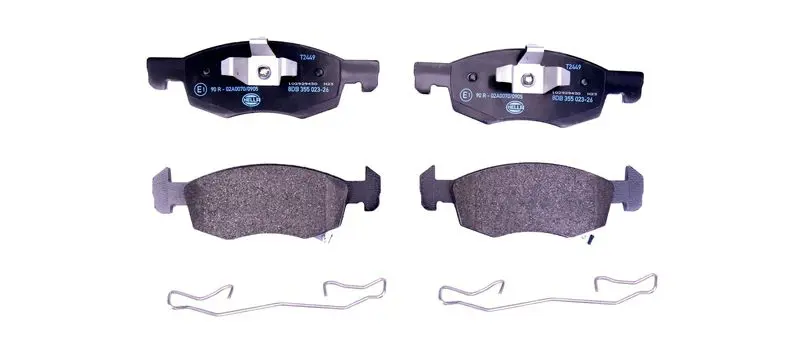 Handler.Part Brake pad set, disc brake HELLA 8DB355023261 1