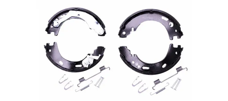 Handler.Part Brake shoe set, parking brake HELLA 8DA355051001 1