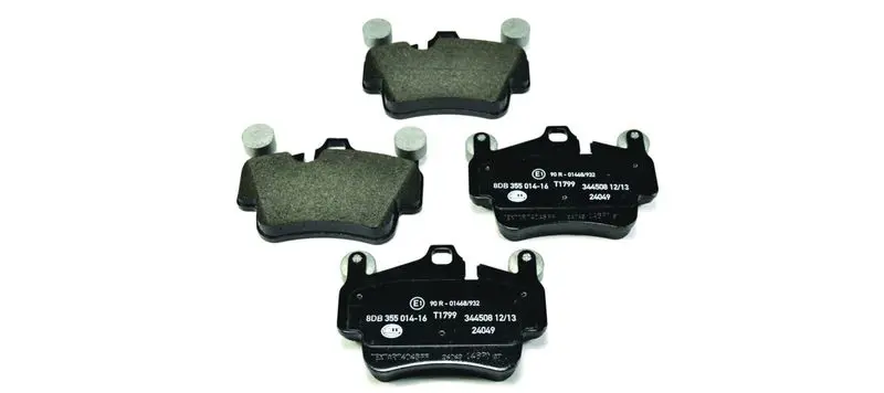 Handler.Part Brake pad set, disc brake HELLA 8DB355014161 1