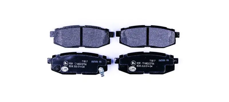 Handler.Part Brake pad set, disc brake HELLA 8DB355014341 1