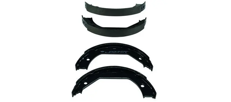 Handler.Part Brake shoe set, parking brake HELLA 8DA355050381 1