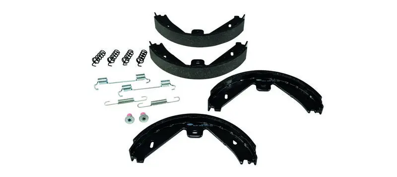 Handler.Part Brake shoe set, parking brake HELLA 8DA355050081 1